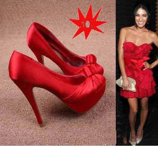 Sexy High Heels with Closed Toes Satin Upper Women's Bridal Shoes