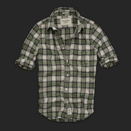 Slim Design Check Pattern Style Short Sleeves Men's Shirts