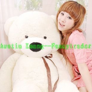 Giant Teddy Bear White Anti-Dust Stuffed & Plush Animal