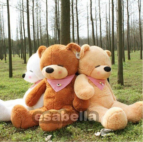 Teddy Bear With Small Decorations Brown & White Stuffed & Plush Animal