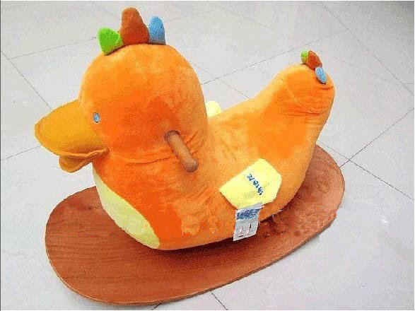 New Design for Kids Log Terylene Short Floss Very Funny Horse Toy