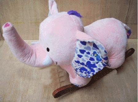 Special Design Super Lovely Top Material Elephant Cockhorse Toy