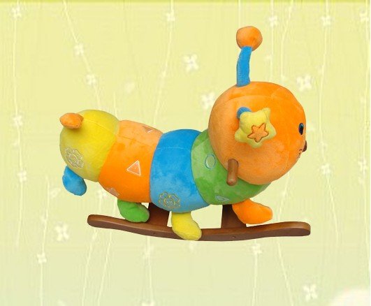 Fashion Caterpillar Wooden Rocking Horse