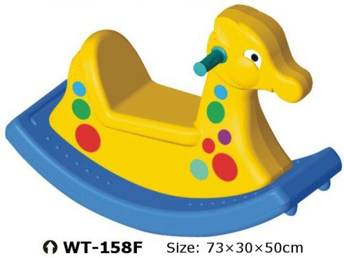 Fashion Cute Plastic Rocking Horse With CE Certificate