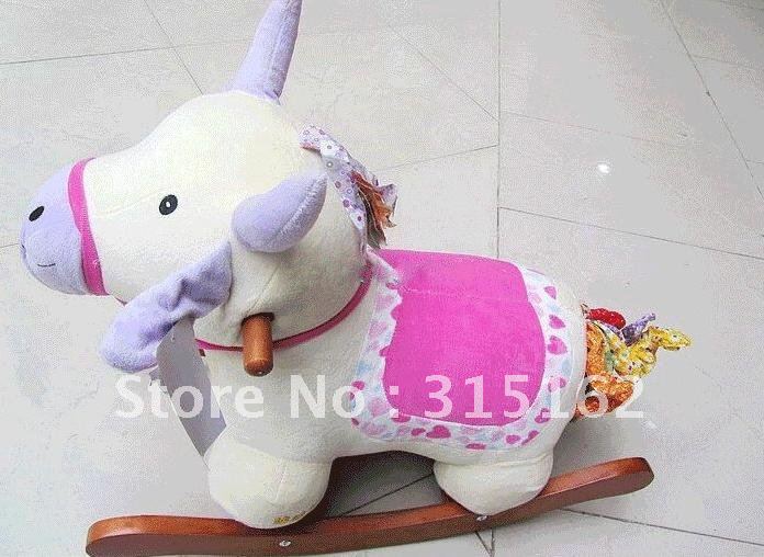 Latest Design Superior Material Lovely Beige Horse / Cockhorse Toy