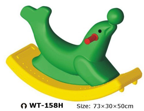 Fashion Cute Plastic Rocking Horse With CE Certificate