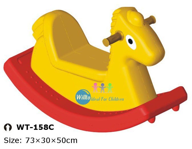 CE Certificate Plastic Toy Rocking Horse