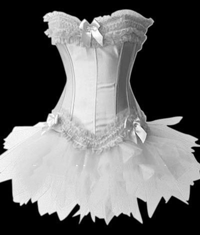 Sexy Lingerie Corset With Zipper Left Mini Dress Variety Of Color Options