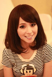 Fantasy Dressup Curly Hair Wig Cosplay Costume Party Synthetic Hair