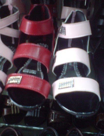 Fashion Leather Girls Casual Shoes Kids Dress Sandal