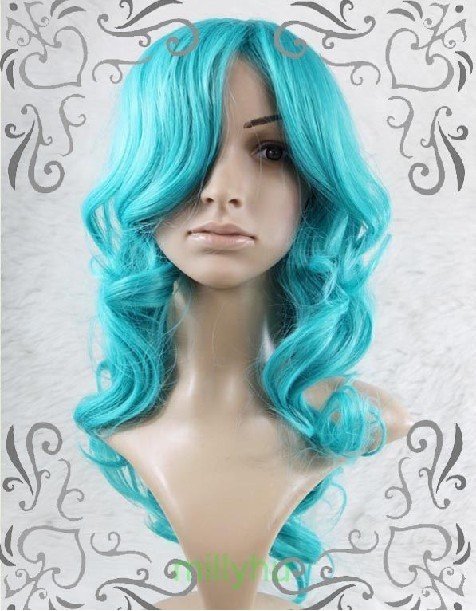 Sailor Moon Kaiou Michiru Sailor Neptune Cosplay Wigs