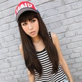 New Cute Fluffy Female Long Scroll Full Lace Wigs