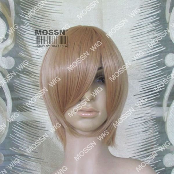 Short Light Brown Synthetic Party Wigs
