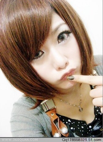 Short Brown Straight Hair Synthetic Free Style Costume Wigs