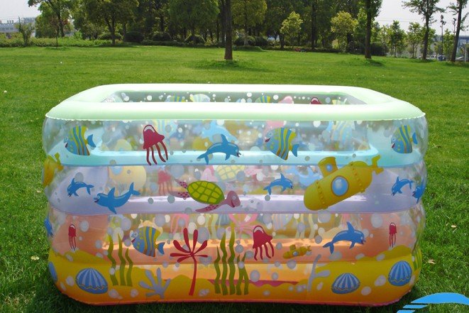 Environmental Protection Family Of Four Baby Toy Swimming