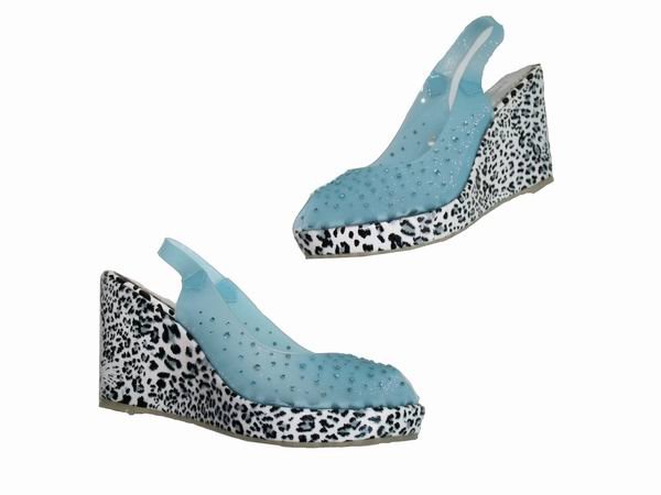 Slope With PVC & EVA Light Blue Women's Casual Shoes