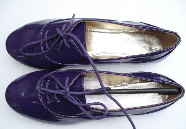 Lace-up Oxford Bottom Purple Women's Casual Shoes
