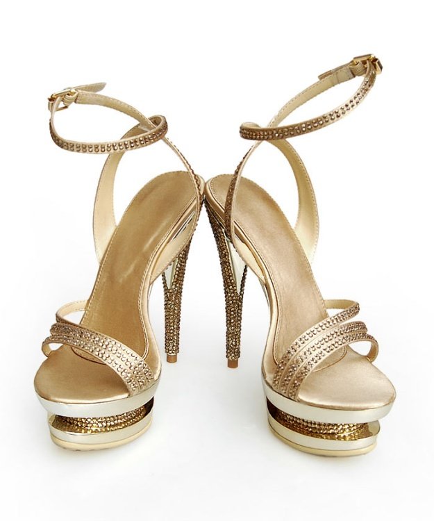 Fashion Arrival Diamond Evening Party Women High Heels Shoes Hollow Waterproof Heels Sandals