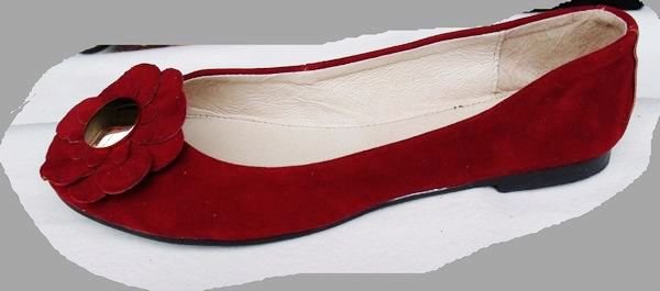 Soft Sheepskin Leather Flat Sole Shoes