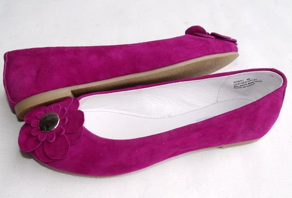 Cheap Soft Sheepskin Leather Flat Sole Shoes