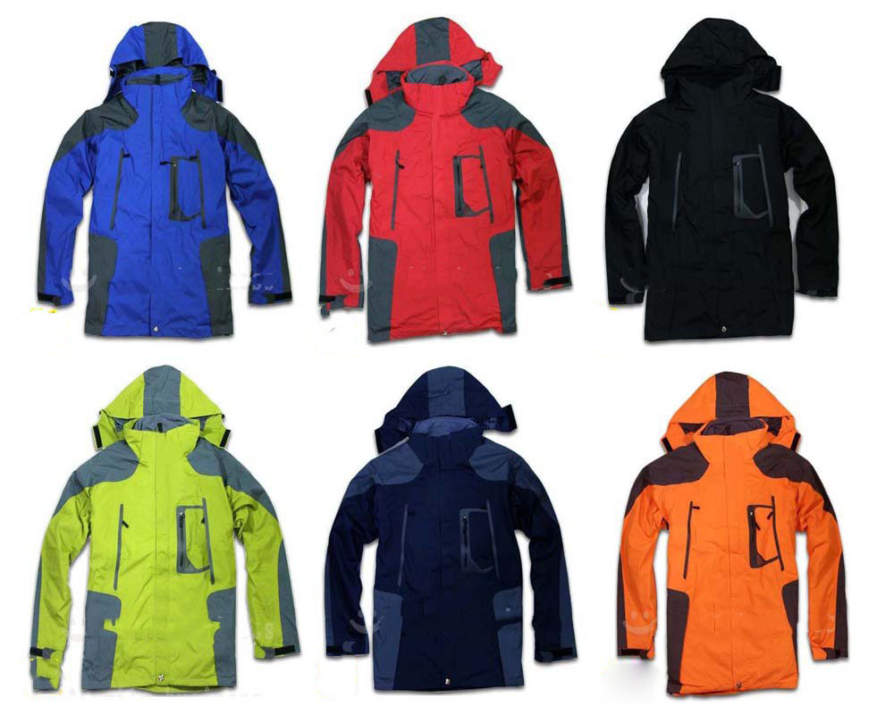 Men's Multi-Colors Windproof & Waterproof Outdoor Ski Hoodies