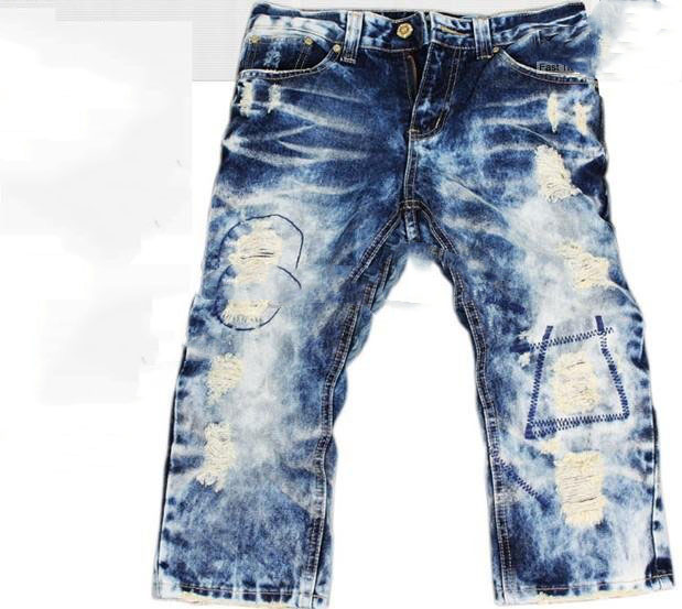 Newest Jeans Wear-Resistant Grinding Designer Men's Shorts