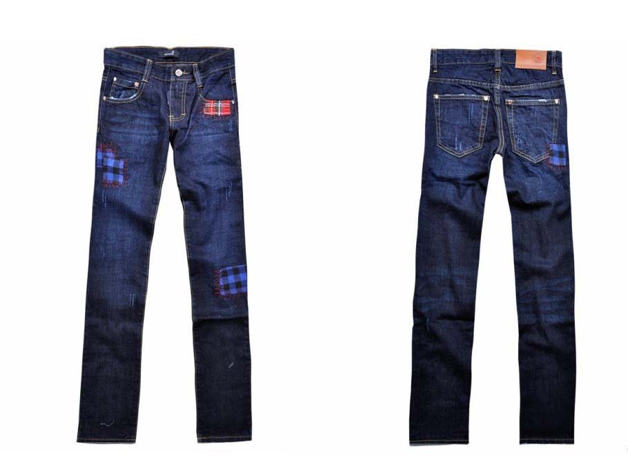 Angel Men's Breathable Fabric Washde Multi-sizes Jeans