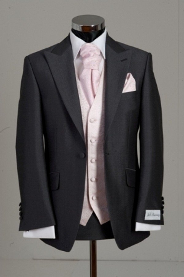 Custom-Made Full Length Single Button Men's Suits