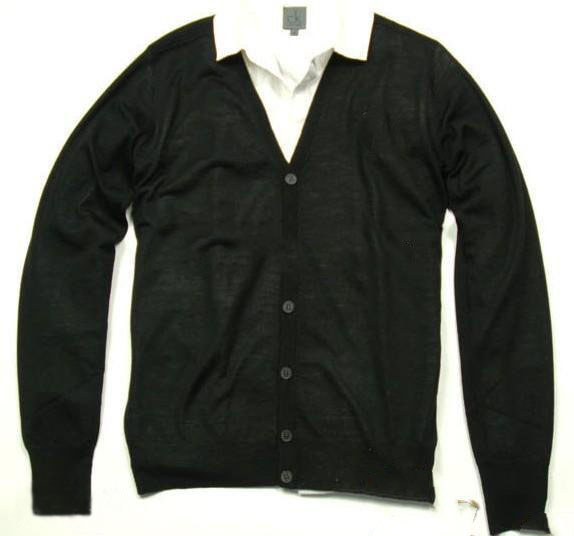 Comefortable Design Men's V-neck Cardigan Merino Wool Sweaters