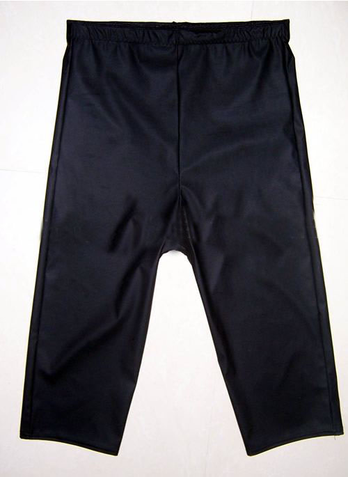 Men's Plus Size Mid Long PU Material Sport Yoga Pants
