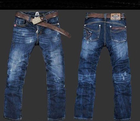 New Design HeChongJi Name Brand High Quality Men's Jeans
