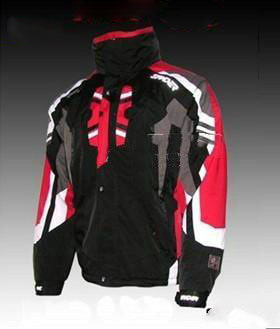 Black & Red 100% Polyester Waterproof Men's Hoodies & Sweatshirts