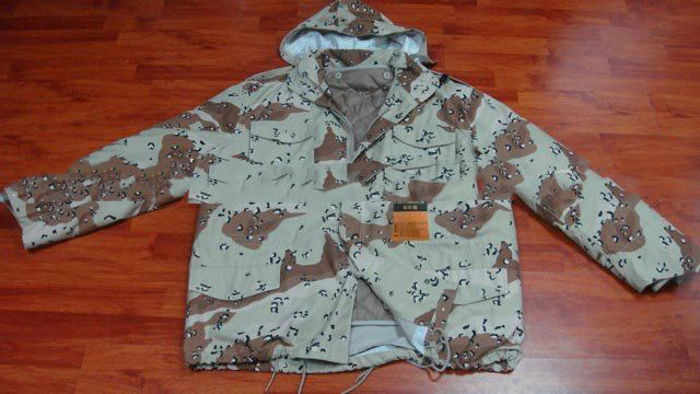 Light Blue With Zippers Cotton & Nylon Workwear