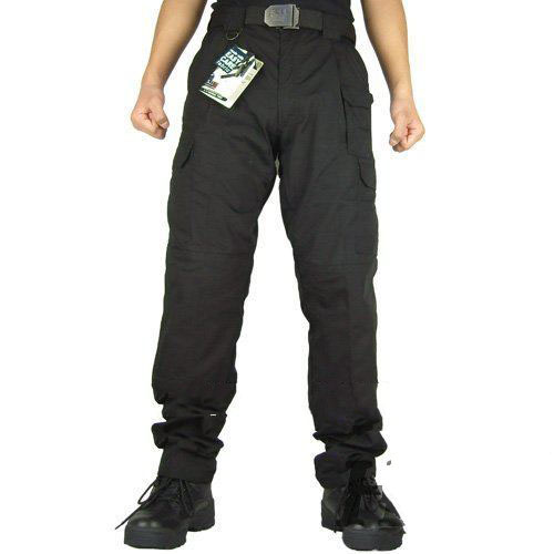 Tegin Style Checked Fabric Black Color Men's Trousers