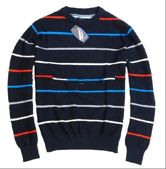 New Nautica Lightweight Men's Crewneck Sweaters Cardigan Sweater