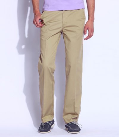 Men's 100% Cotton YKK Zipper Easy Care Casual Anti-Static Pants