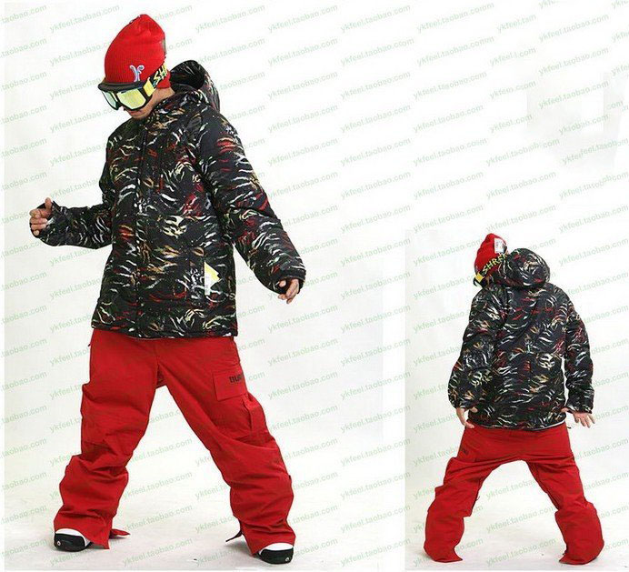 Burton Ski Snowboard Outerwear Stylish Printed Men's Hoodies & Sweatshirts