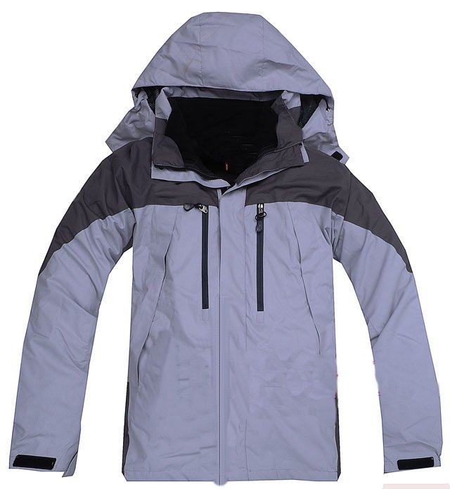 Waterproof & Breathable Unique Gray Color Cotton Lining Men's Hoodies