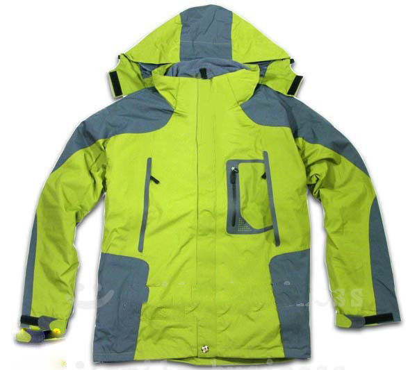 Windproof Design Outdoor Ski Style Green Color Men's Hoodies