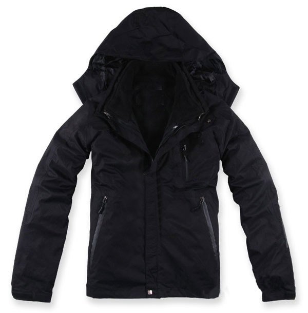 100% Polyester Unique Black Waterproof Men's Hoodies & Sweatshirts