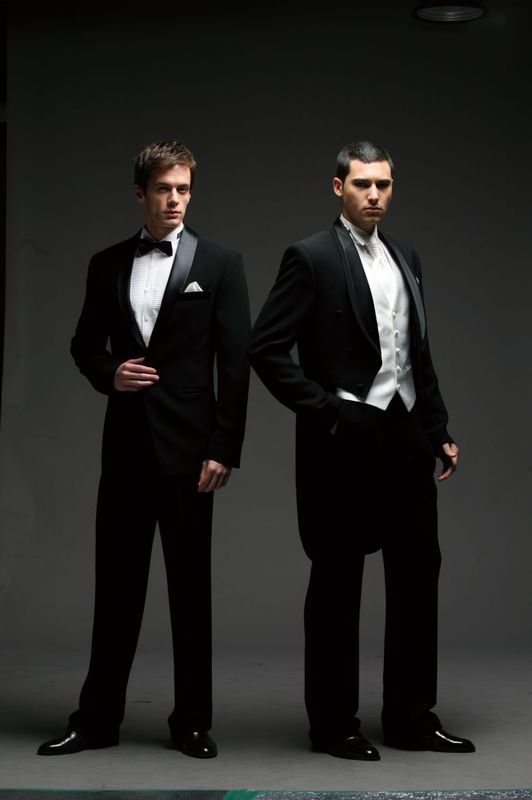 Unique Black Complete Designer Formal Style Men's Tuxedo