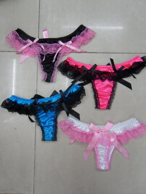 CoLorful Underwear Lady's Lace Elegant Designer Thongs & G-Strings