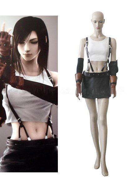 Women's Special Designed Soft Material Tifa Lockhart Cosplay Fantasy Costumes