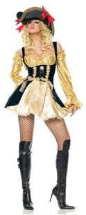 High Quality Perfect Vision Lycra Aureate Noble Silk Pirate Costumes