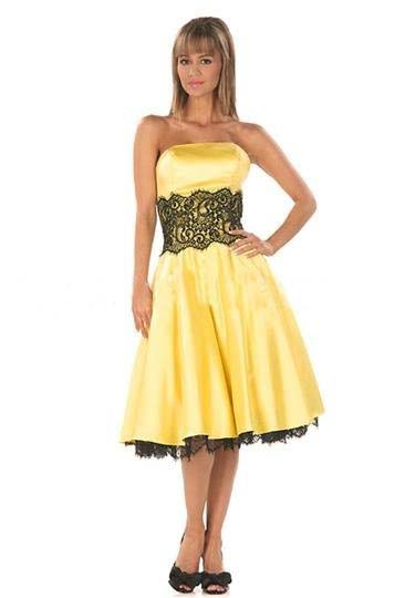 A-line Kenn Length Sleeveless Strapless Back Zipper up Cocktail Clubwear