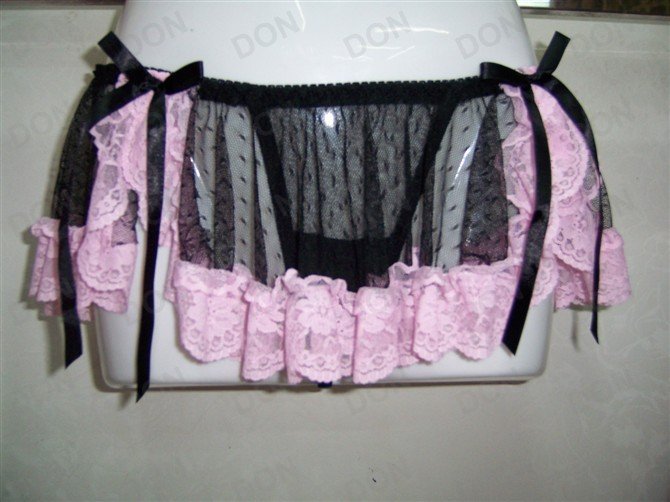 Sexy Lace Edge Lady's T-Back Breathable Designer Thongs & G-Strings