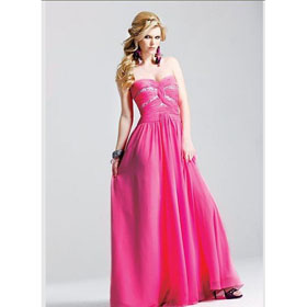 Ankle-length Dropped Sleeveless Strapless Satin Chiffon Chic & Modern Court Train Wedding Dresses