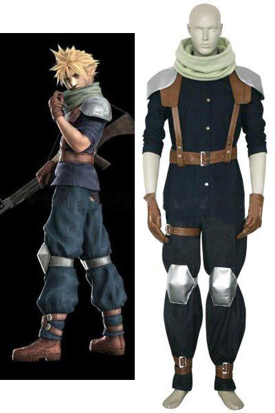 Cloud Strife Cosplay Men's Character Cool Great Details Fantasy Costumes