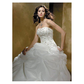 Sheath Asymmetrical Strapless Classic & Timeless Taffeta Beading White Wedding Dresses