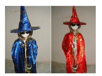 Children Supply Witch Design Cloak Style Halloween Costumes